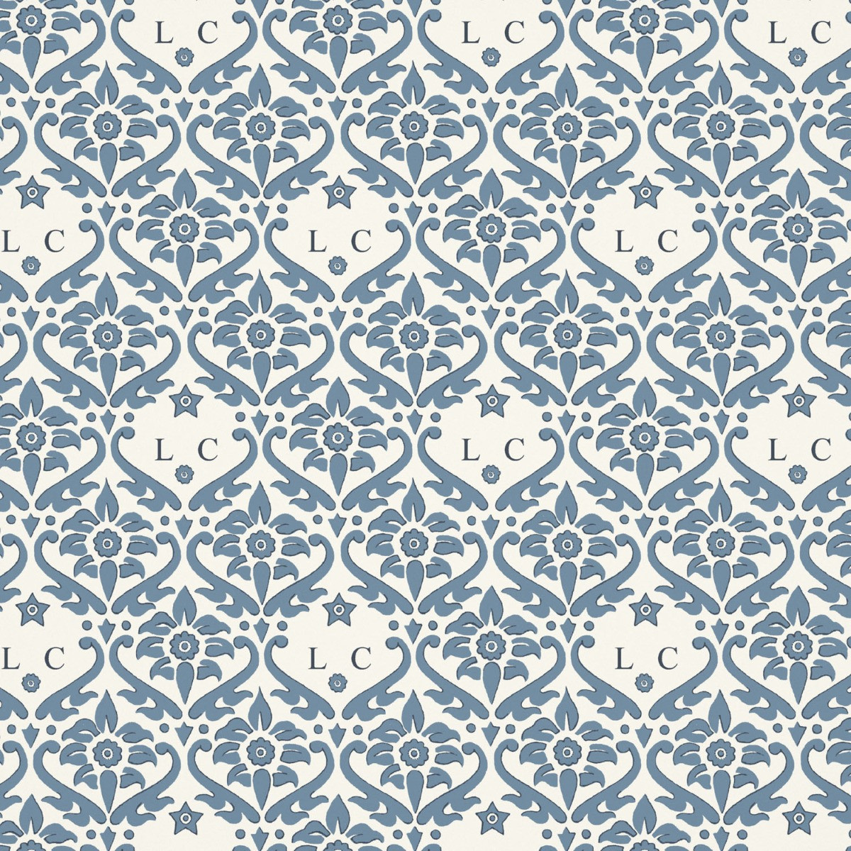 Blue and White Damier and Monogram Wallpapers