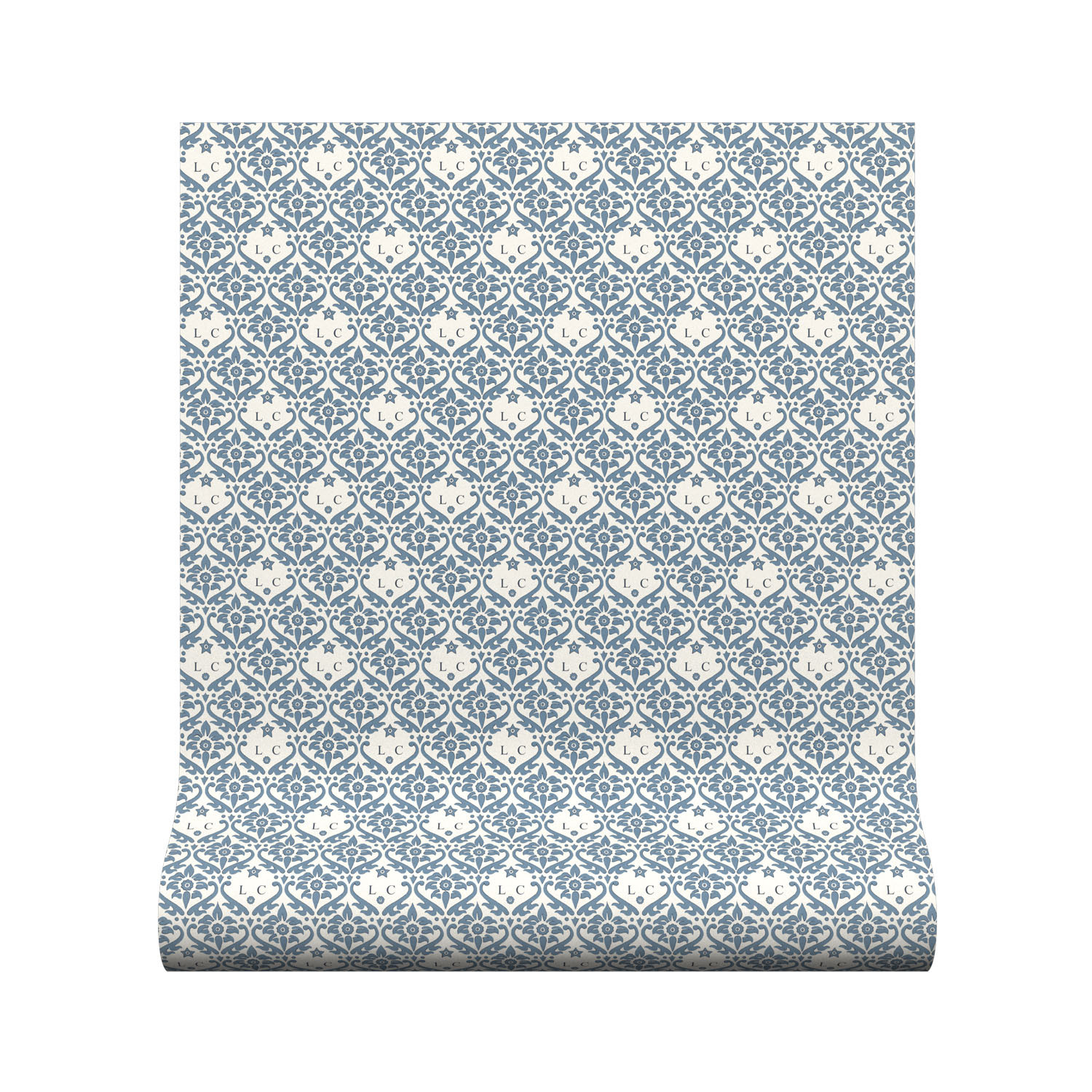 Blue and White Damier and Monogram Wallpapers