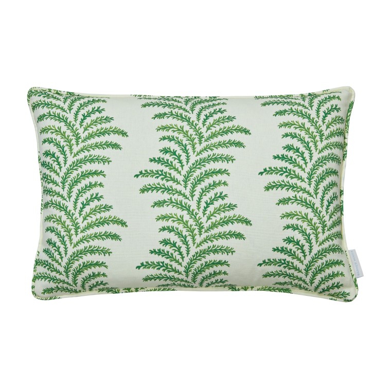 Aubry Apple Printed Linen Cushion 55cm x 38cm
