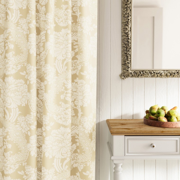 fabric Deauville ivory woven curtains
