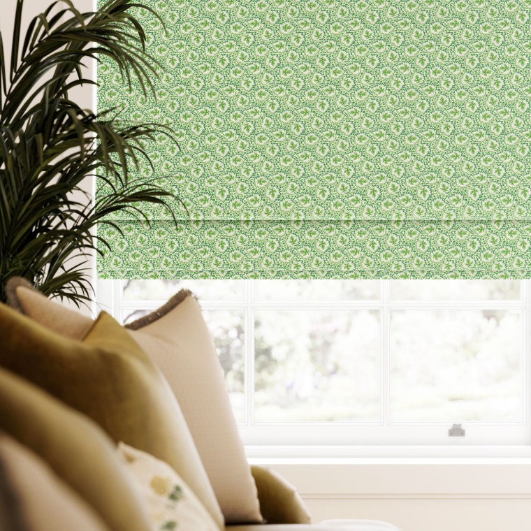 Acanthus Apple Roman Blind