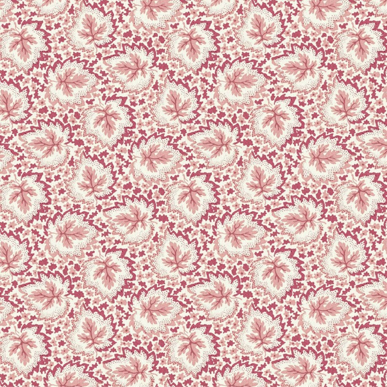 Acanthus Pink Linen Mix Fabric