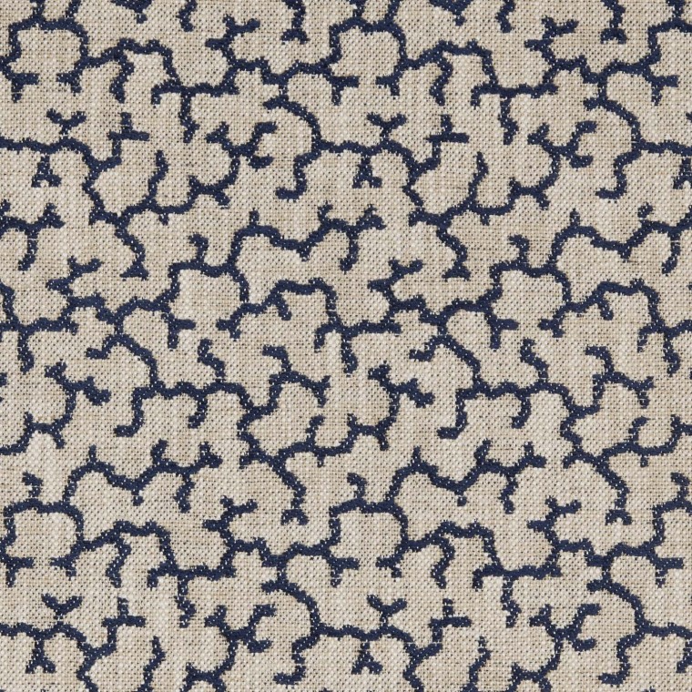 Allerton Indigo Woven Made to Measure Curtains
