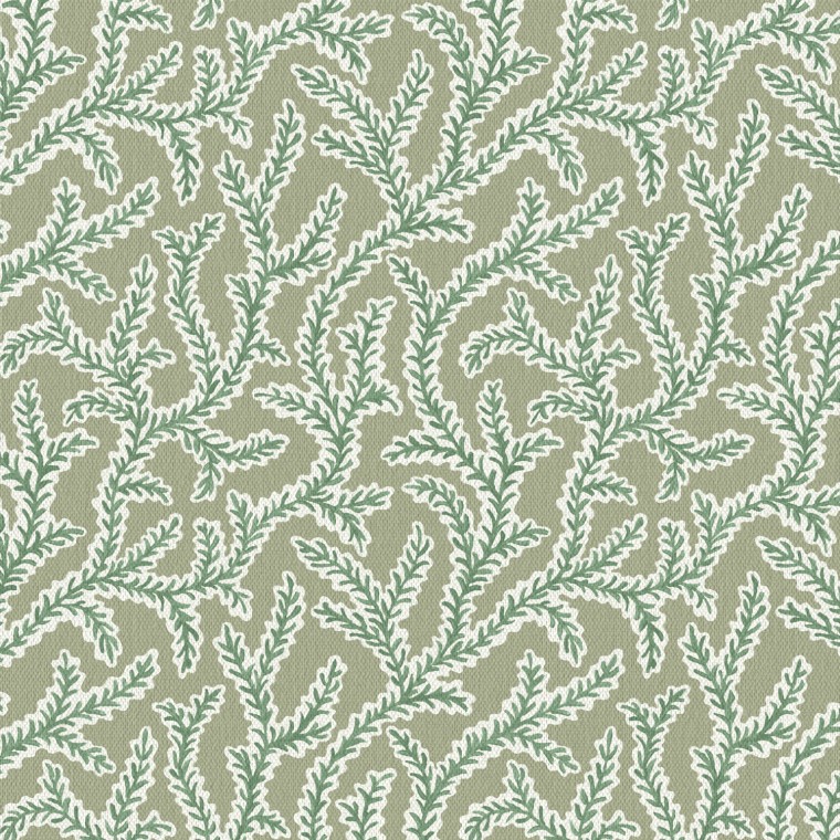 Emeline Sage Linen Mix Fabric