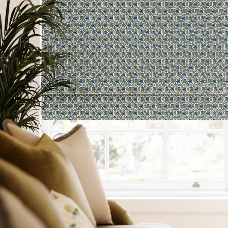 Gisele Blue Roman Blind