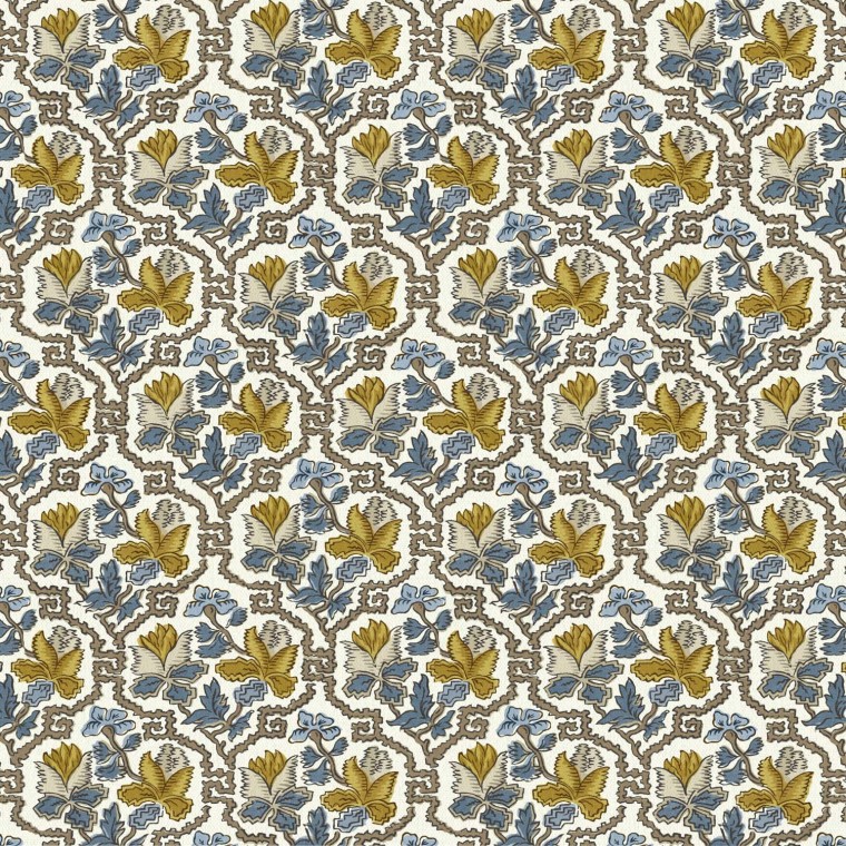 Gisele Gold Linen Mix Fabric