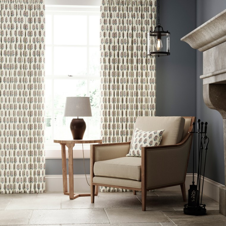 Isha Rouge Curtains
