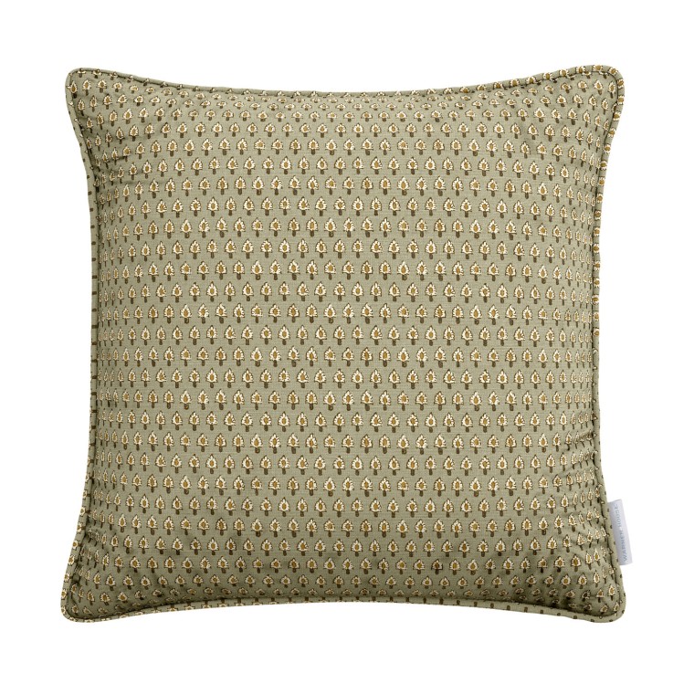 Lalita Ginger Linen Mix Cushion 43cm x 43cm