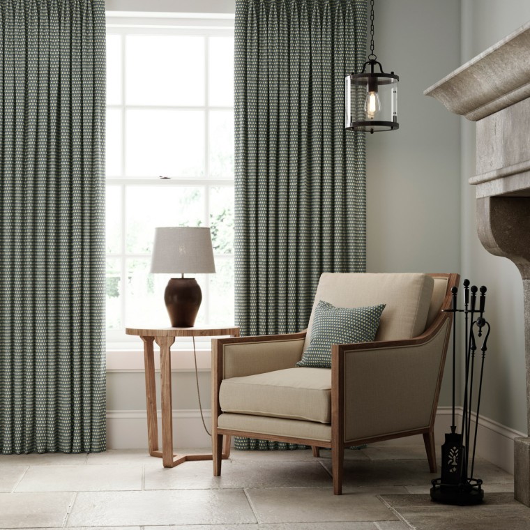 Lalita Indigo Curtains