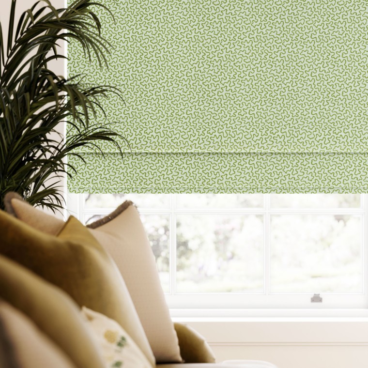 Meander Fern Roman Blind