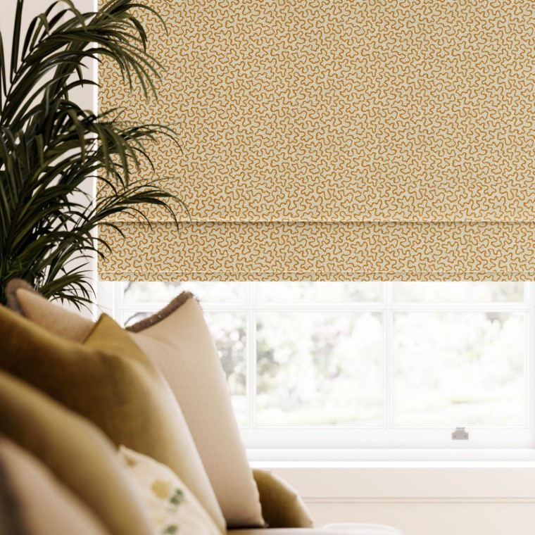 Meander Ginger Roman Blind