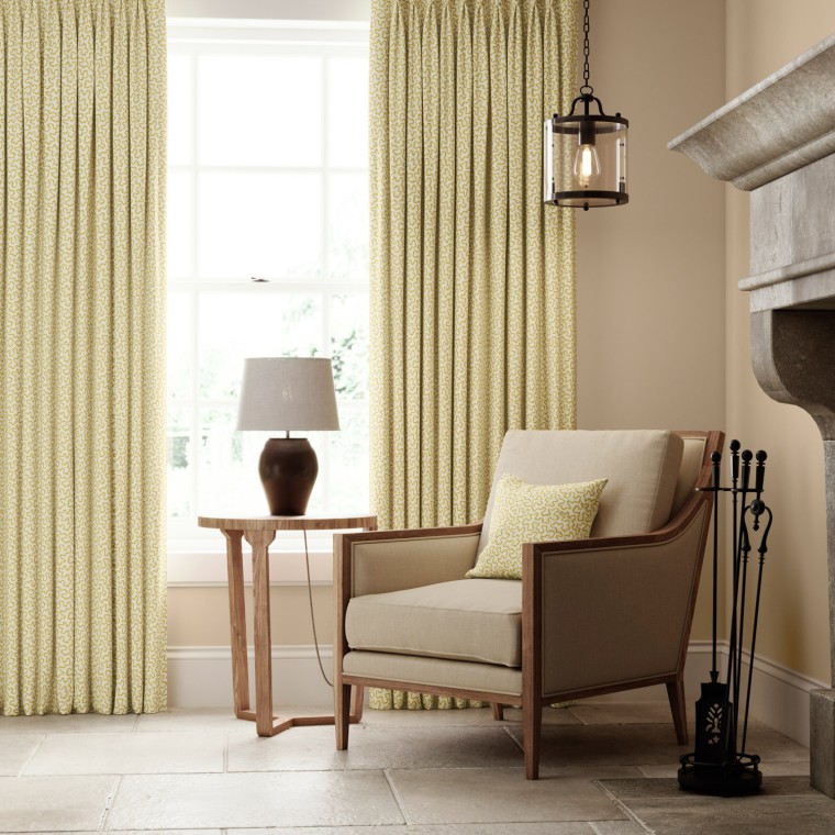 Meander Honey Curtains