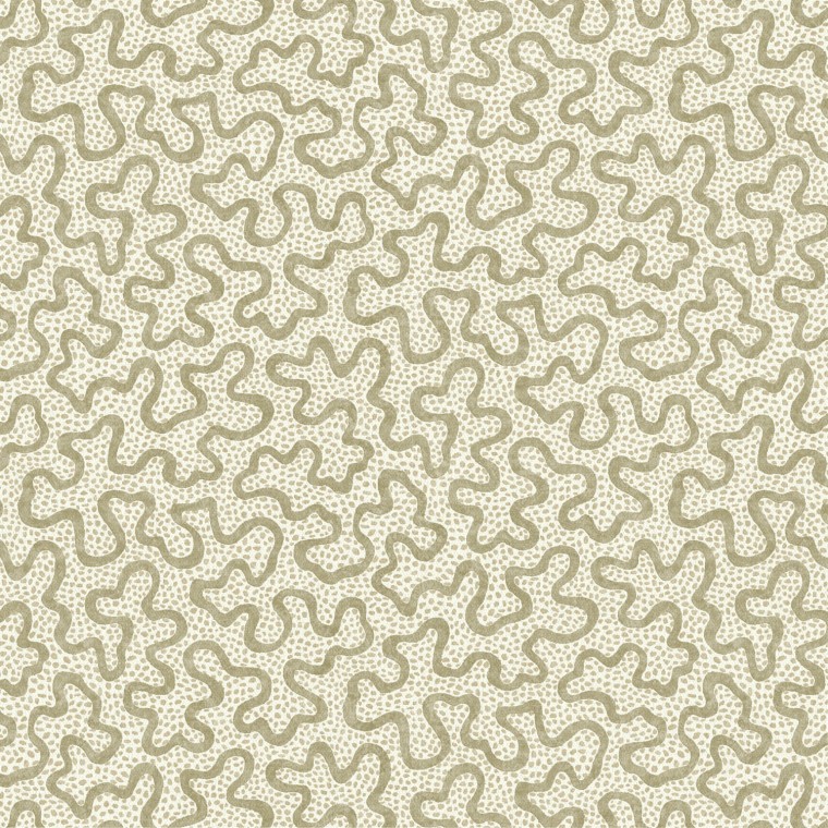 Meander Natural Linen Mix Fabric