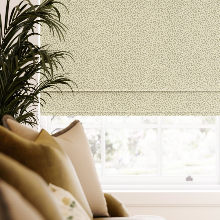 Meander Natural Roman Blind