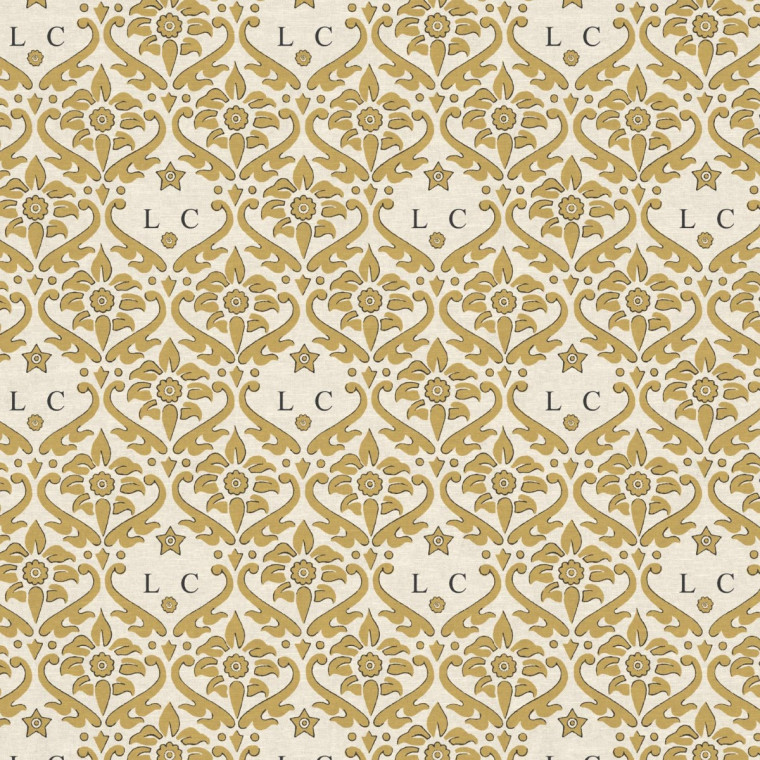 MONOGRAM DAMASK