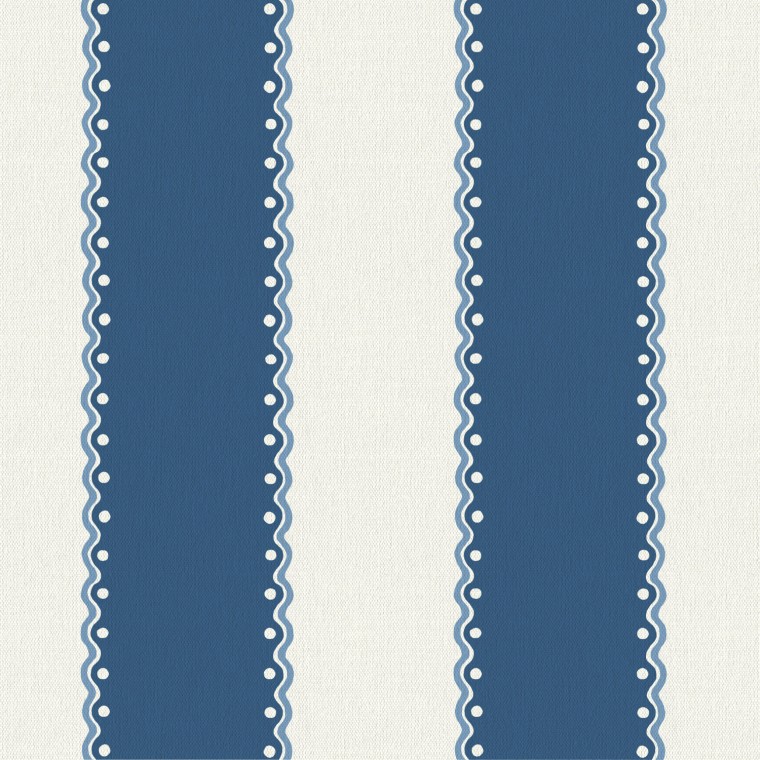 Ornella Indigo Linen Mix Fabric