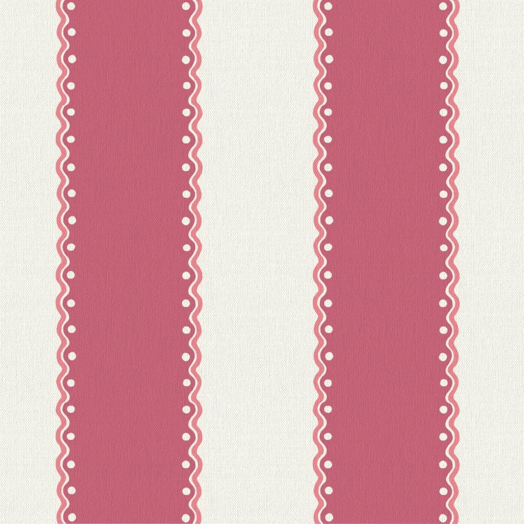 Ornella Raspberry Linen Mix Fabric