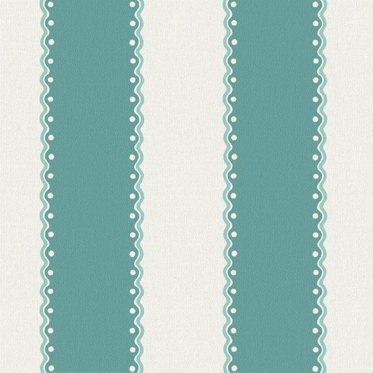 Ornella Teal Linen Mix Fabric