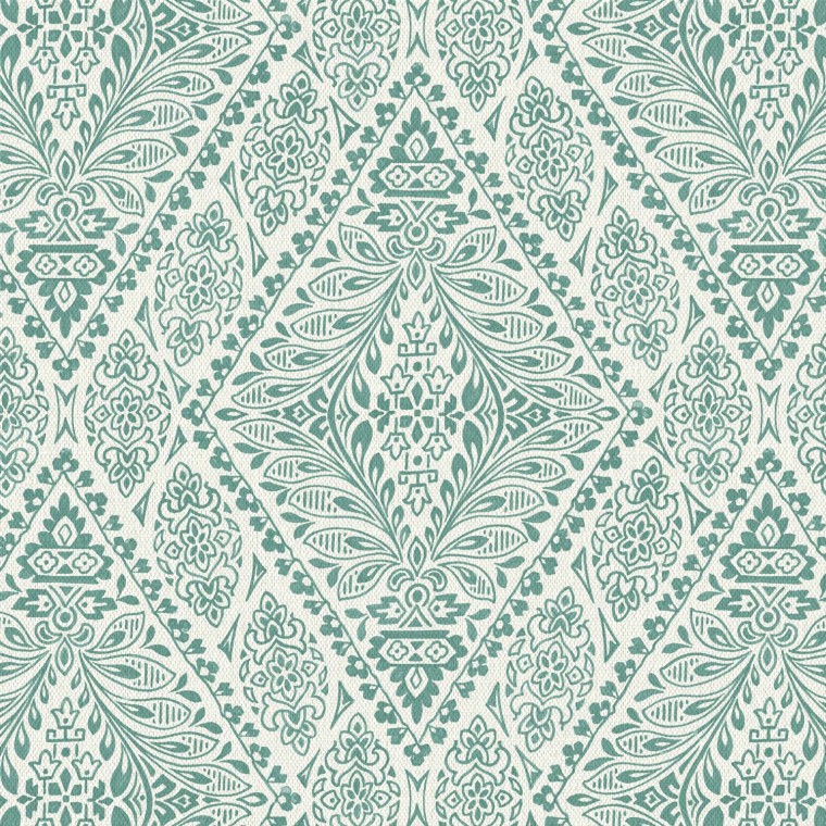 Parisa Teal Linen Mix Fabric