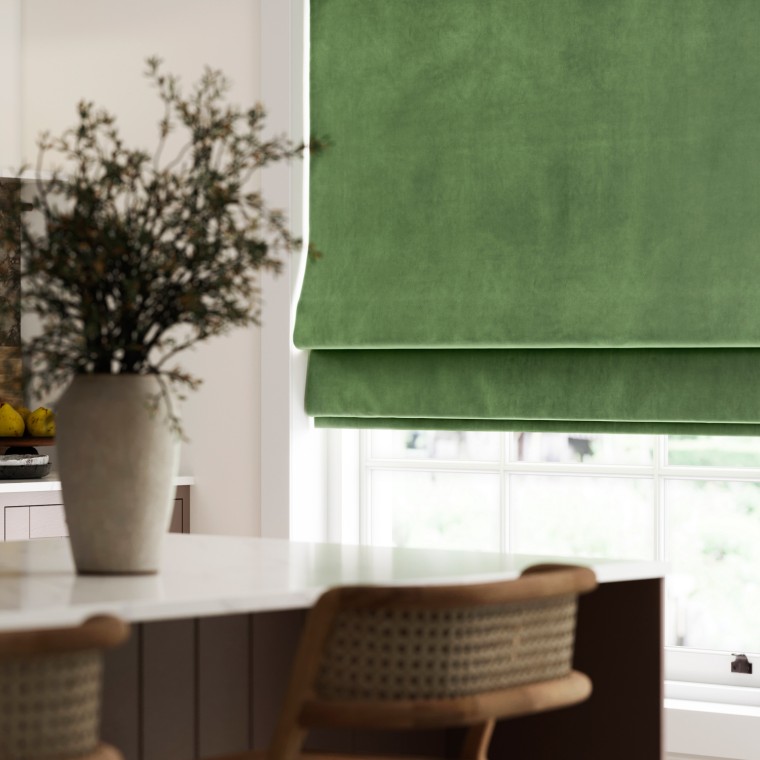 Portofino Artichoke Roman Blind