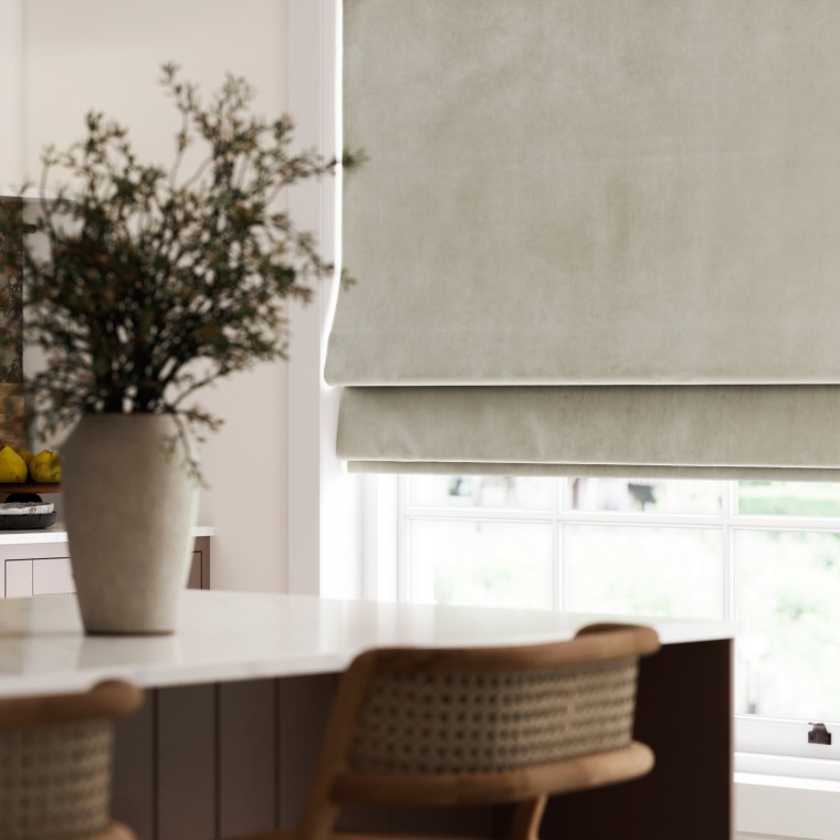 Portofino Dove Roman Blind