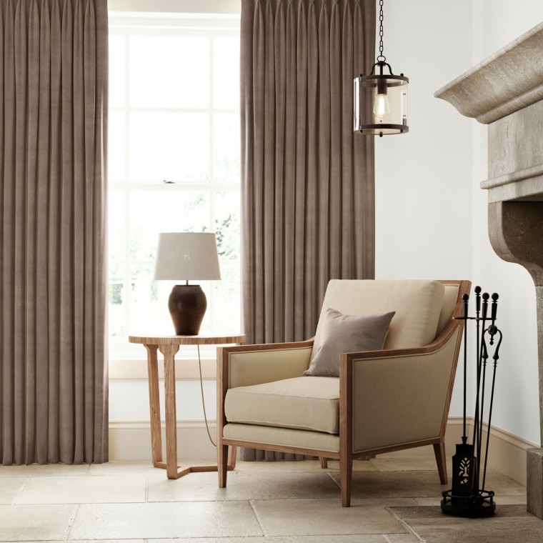 Portofino Earth Curtains