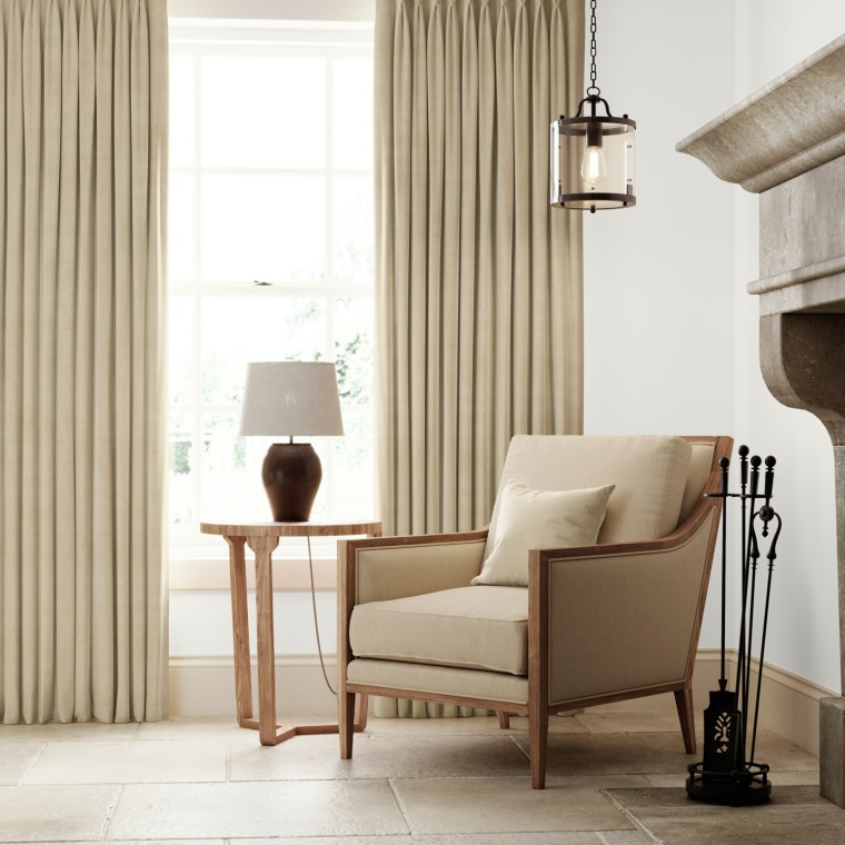 Portofino Taupe Curtains