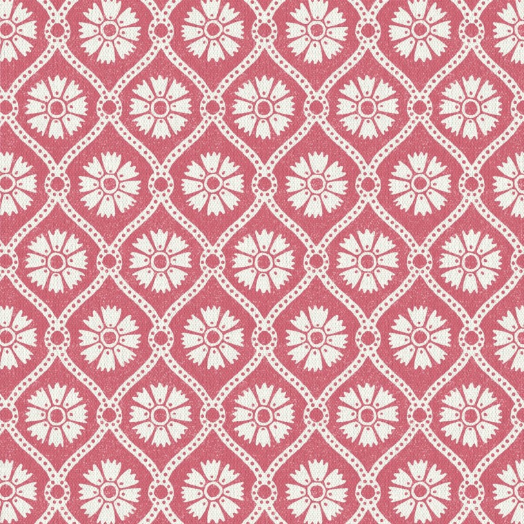Samira Raspberry Linen Mix Fabric