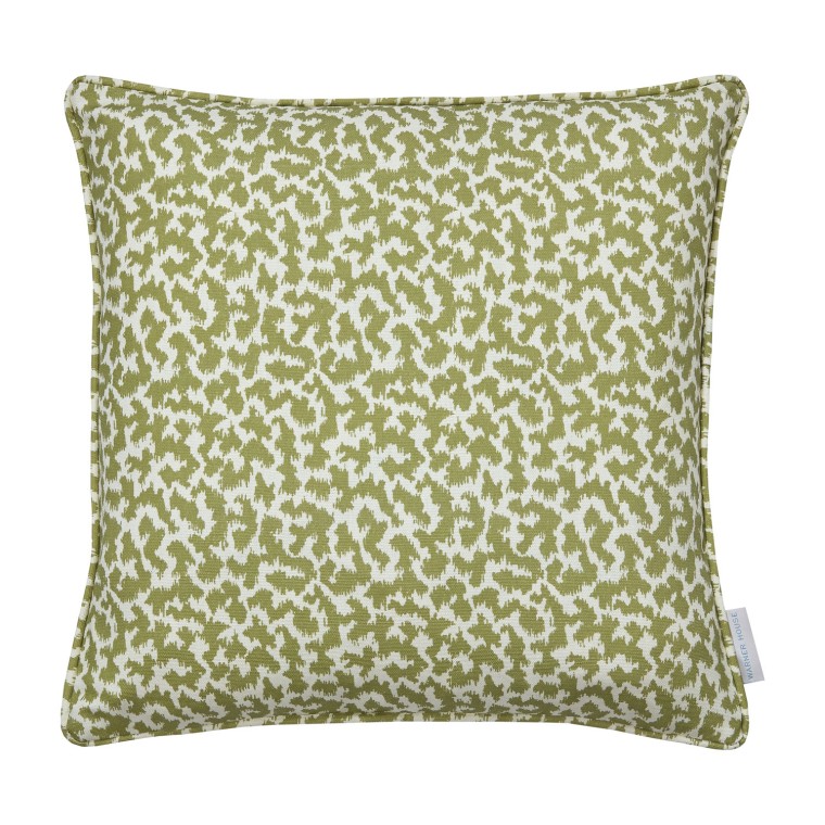Fez Fern Printed Linen Cushion 43cm x 43cm
