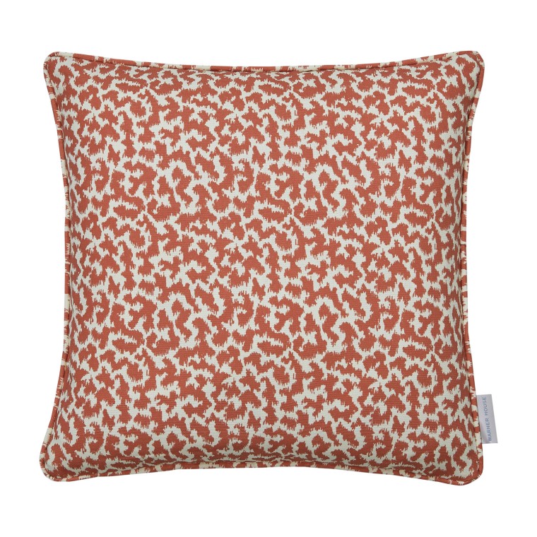 Fez Spice Printed Linen Cushion 43cm x 43cm
