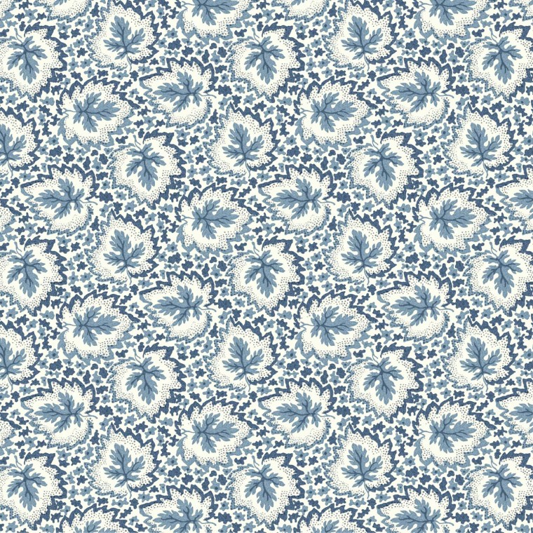 Acanthus Indigo Wallpaper