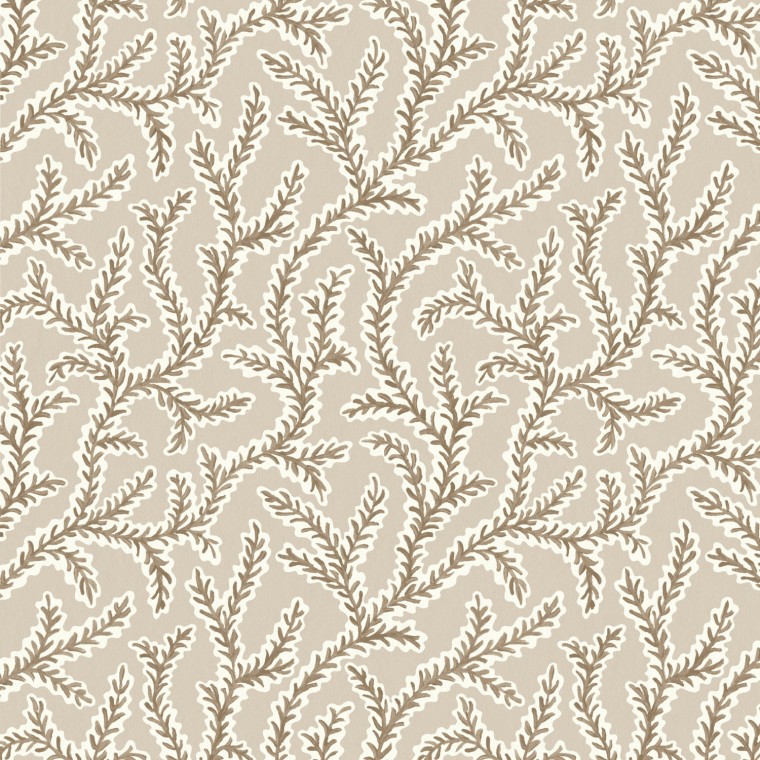 Emeline Truffle Wallpaper