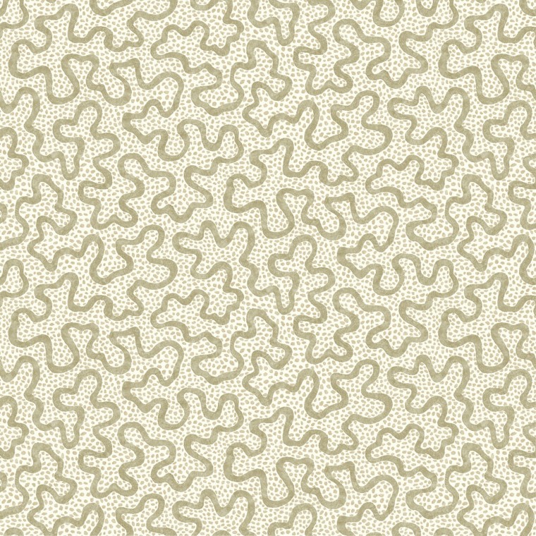 Meander Natural Wallpaper