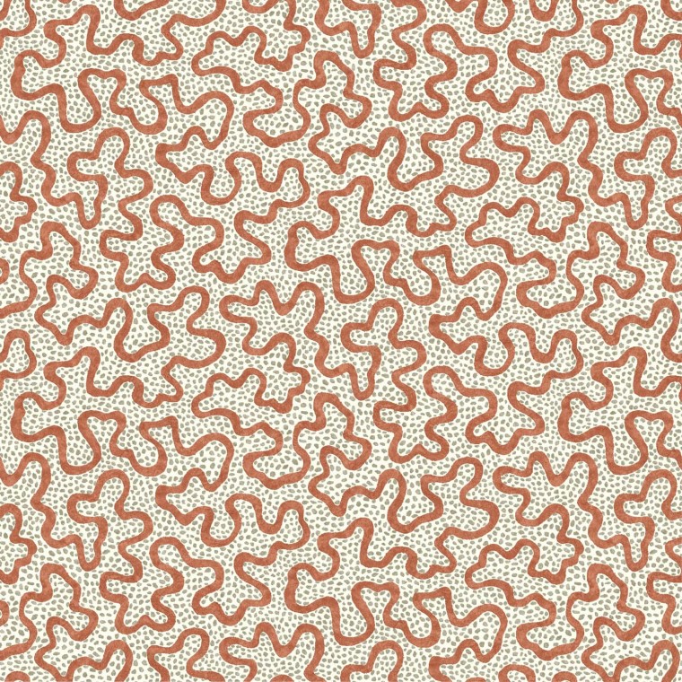 Meander Spice Wallpaper
