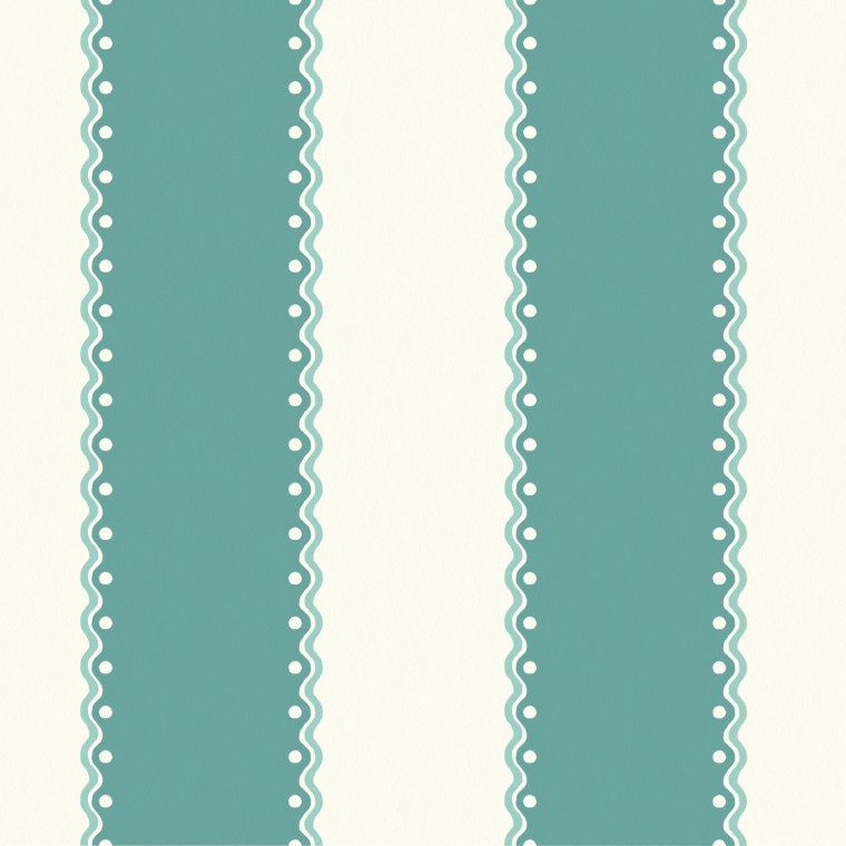 Ornella Teal Wallpaper
