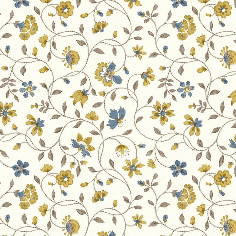 Valerie Gold Wallpaper