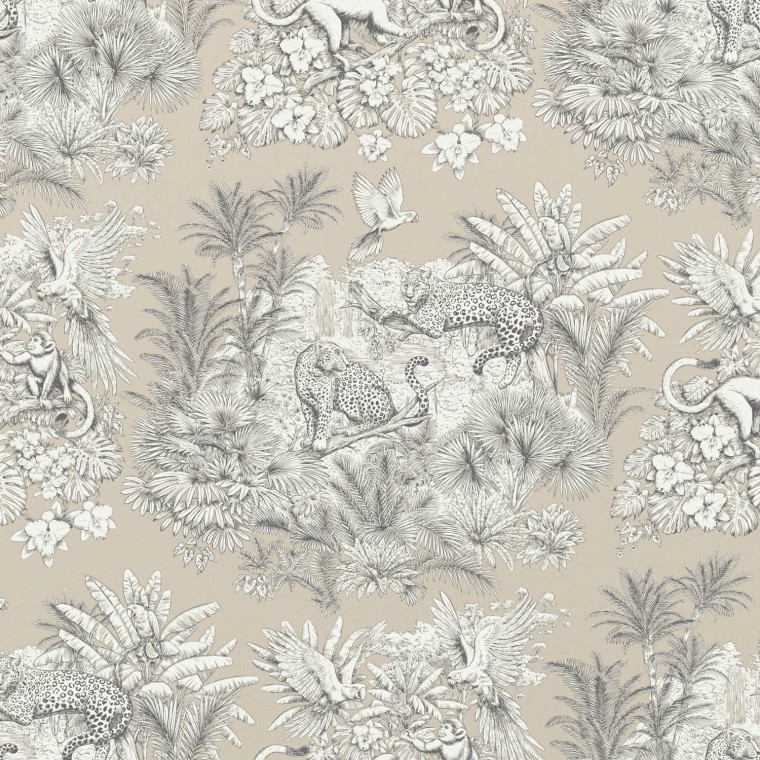 wallpaper zanzibar charcoal 