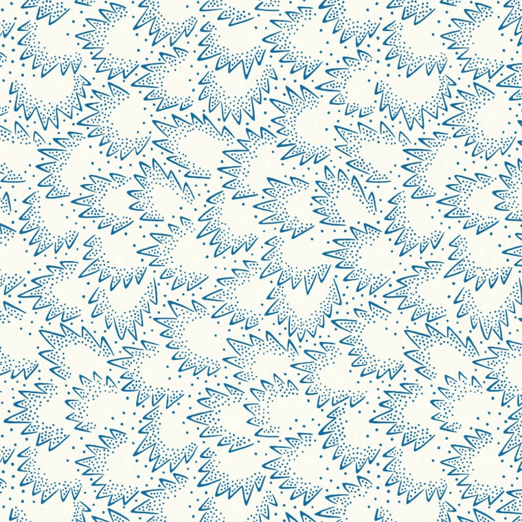 Ziya Indigo Wallpaper