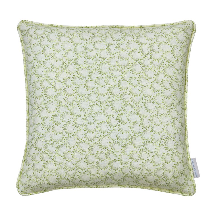 Ziya Fern Printed Linen Cushion 43cm x 43cm