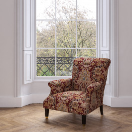 Damask wingback chair deals