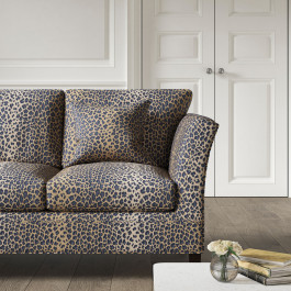 Grafton 2 Seat Sofa Leopard Indigo
