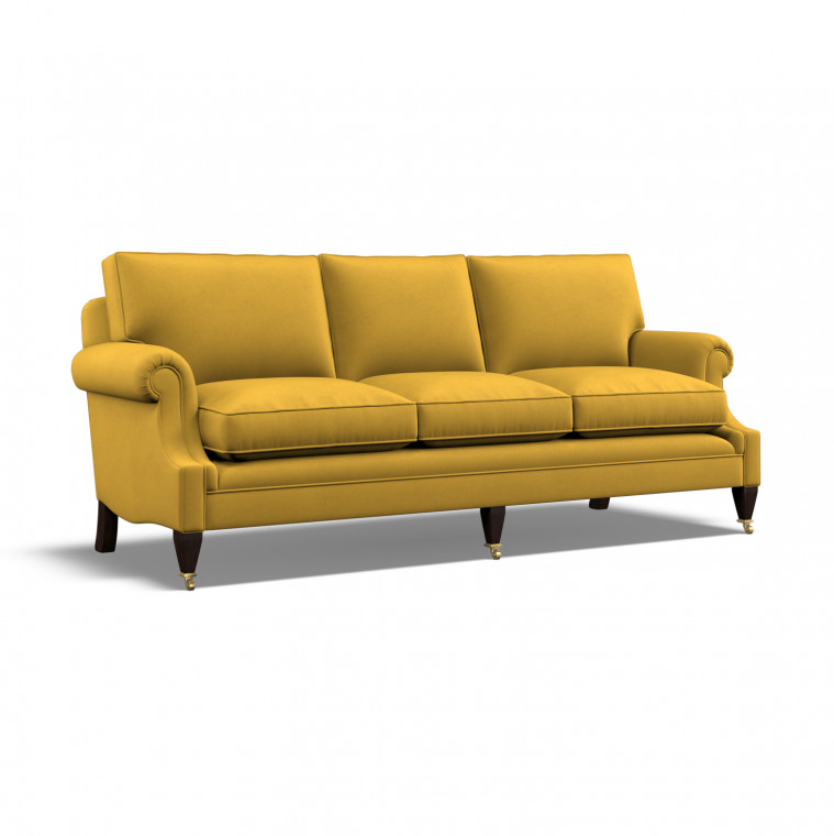 Burford 3 Seat Sofa Downham Saffron
