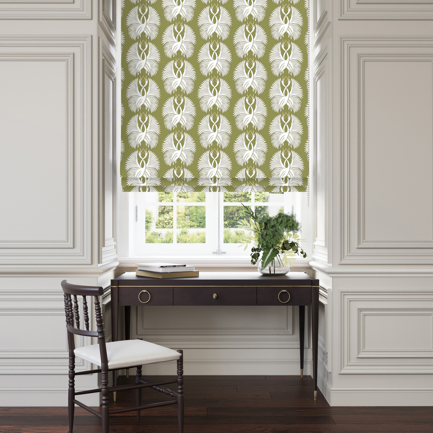 Green Made to Measure Roman Blinds Green Made to Measure Roman Blinds