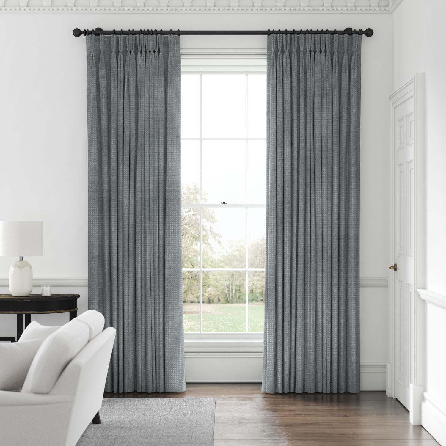Blue Made to Measure Curtains