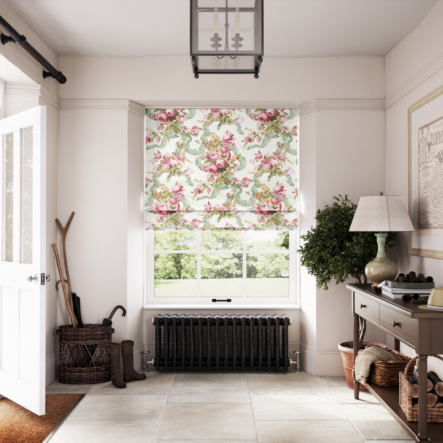 Pink Made to Measure Roman Blinds Pink Made to Measure Roman Blinds