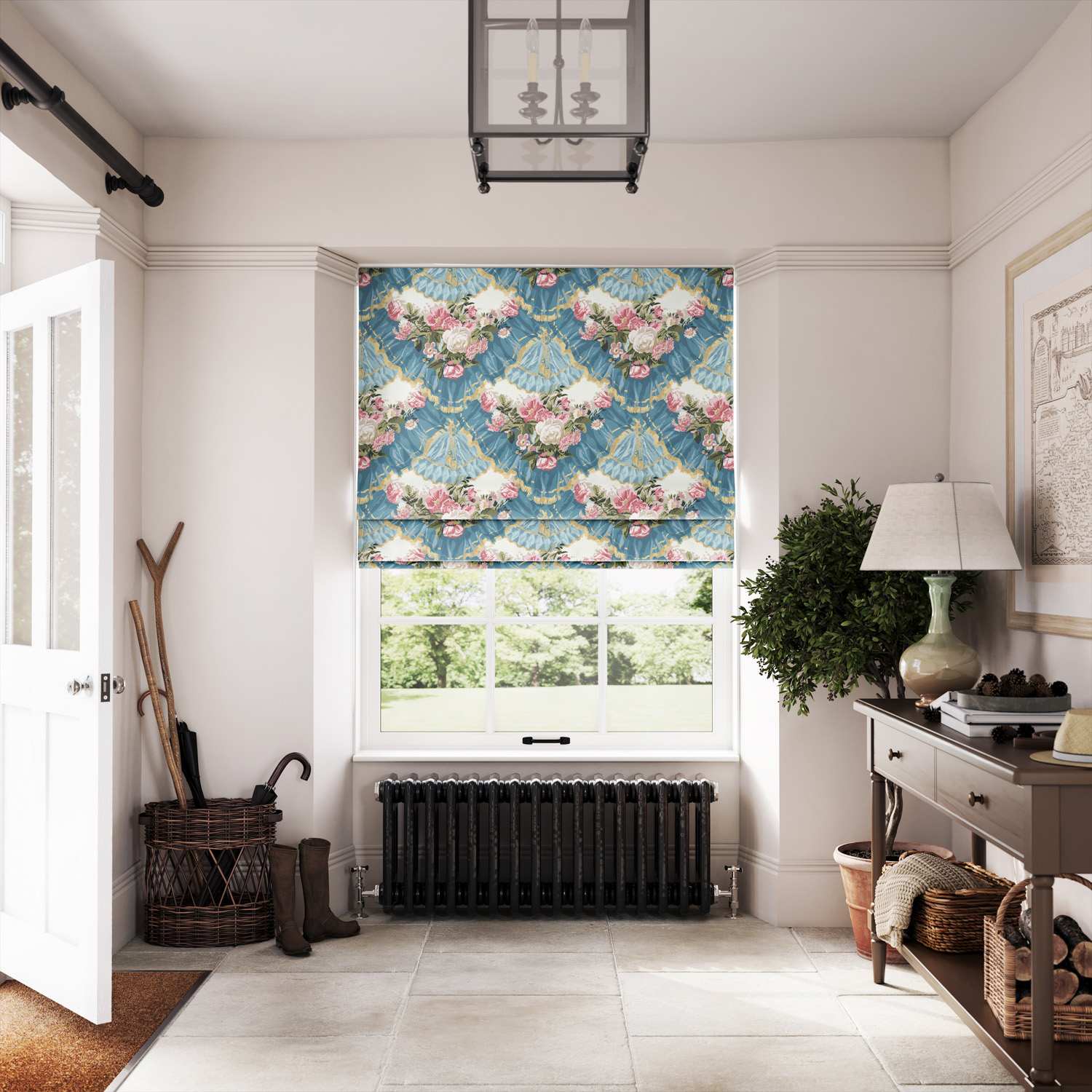 Blue Made to Measure Roman Blinds Blue Made to Measure Roman Blinds