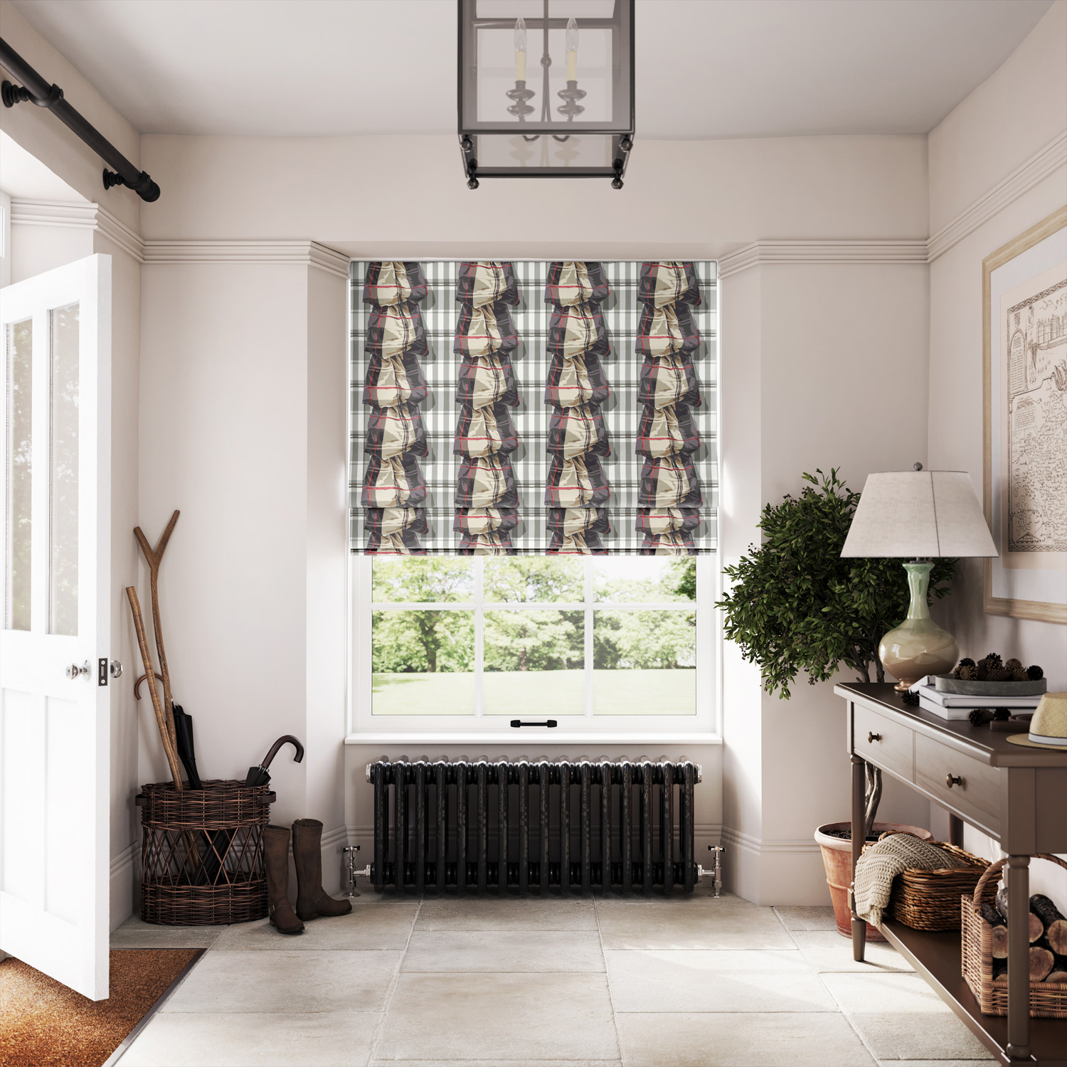 Curiosity Made to Measure Roman Blinds