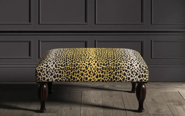 Leopard Ottomans & Footstools