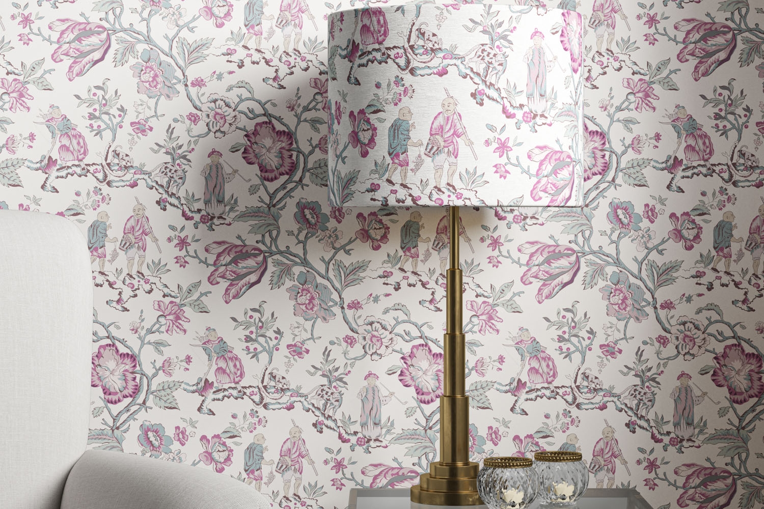 Purple Lampshades