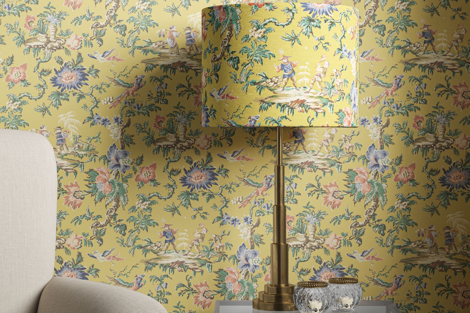 Yellow Lampshades